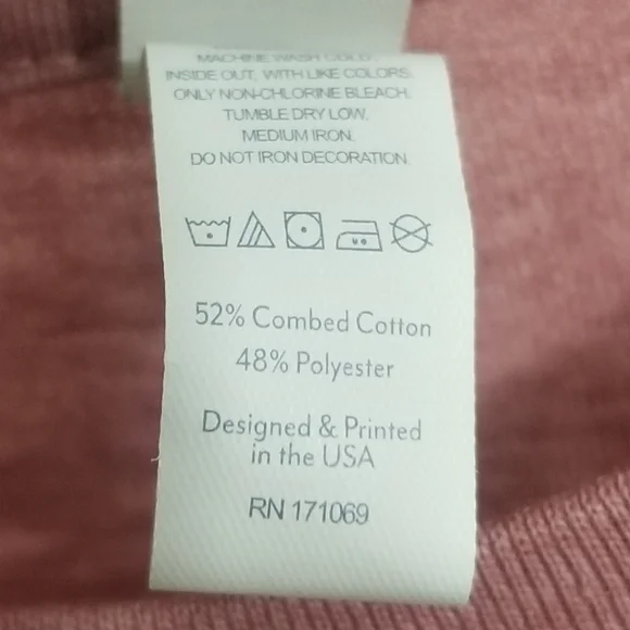 NWOT beachy religious cotton-poly blend t-shirt - Picture 5 of 6